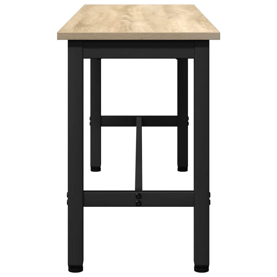 Eetbank 2 pcs Sonoma Eiken 100 x 32,5 x 48,5 cm