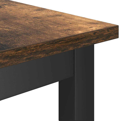 Eetbank Gerookt eiken 100 x 32,5 x 48,5 cm