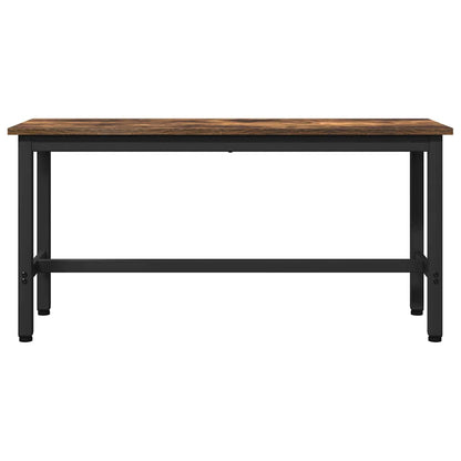 Eetbank Gerookt eiken 100 x 32,5 x 48,5 cm