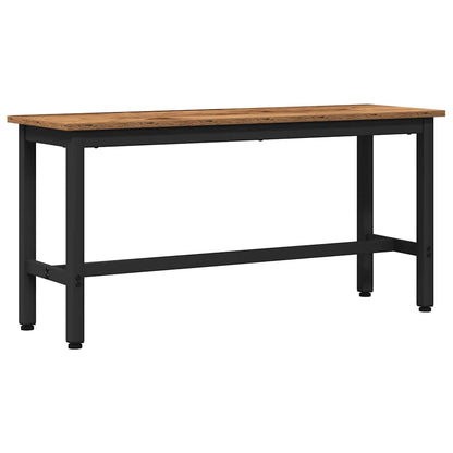 Eetbank Oudhout 100 x 32,5 x 48,5 cm Engineered hout en staal