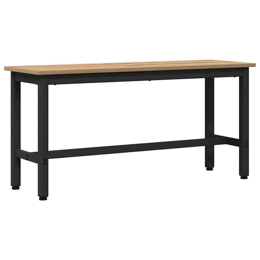 Eetbank 2 pcs Artisan Eiken 100 x 32,5 x 48,5 cm