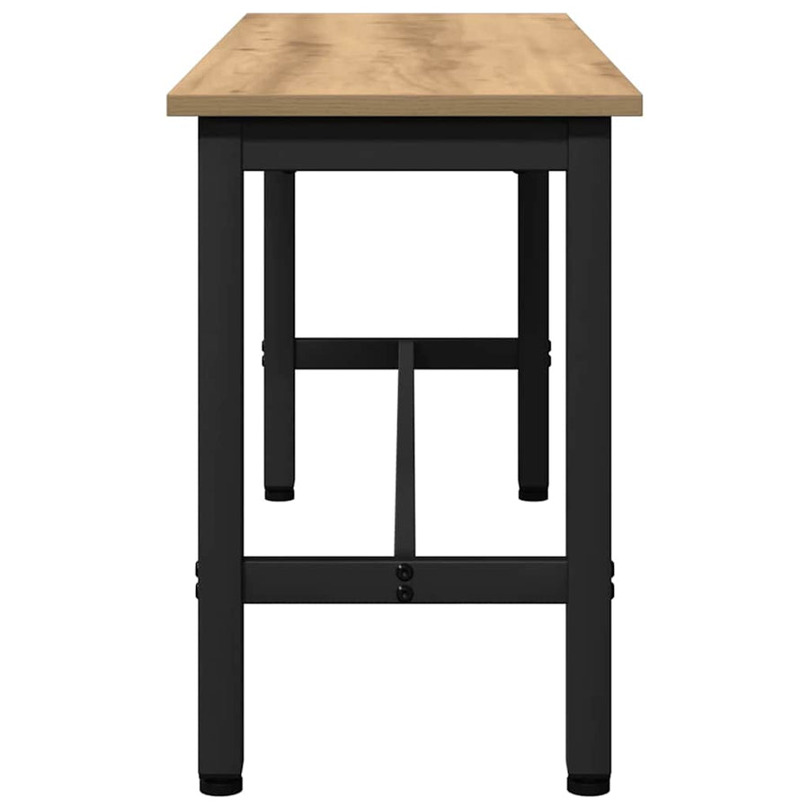 Eetbank 2 pcs Artisan Eiken 100 x 32,5 x 48,5 cm