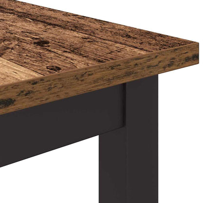 Tafel Oudhout 80 x 50 x 76,5 cm Engineered hout en staal