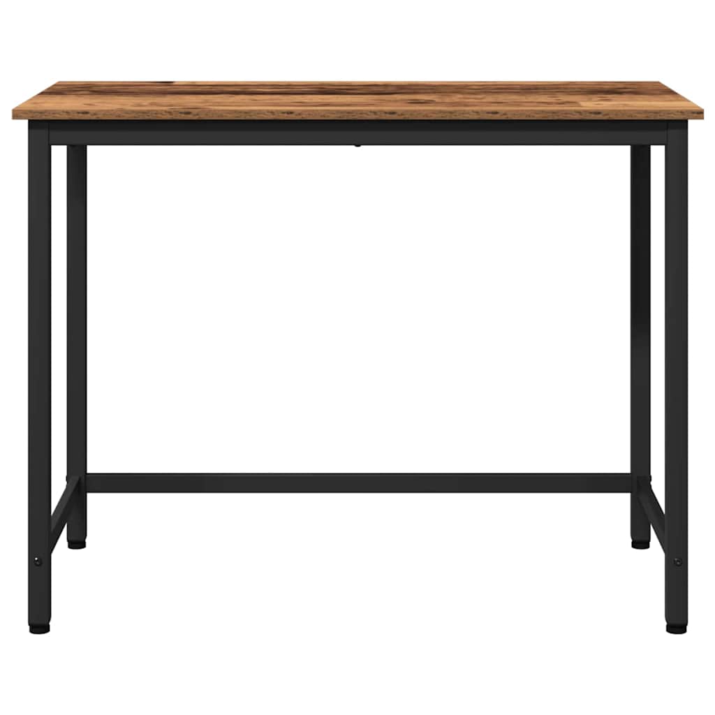 Tafel Oudhout 80 x 50 x 76,5 cm Engineered hout en staal