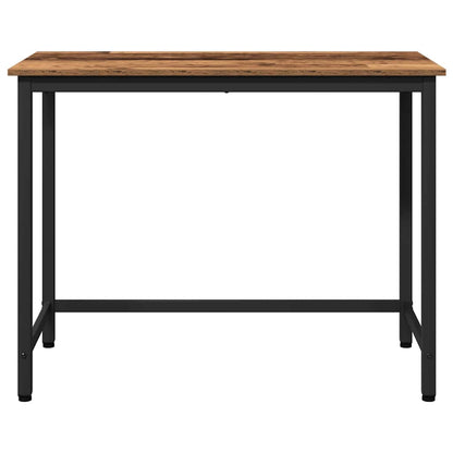 Tafel Oudhout 80 x 50 x 76,5 cm Engineered hout en staal