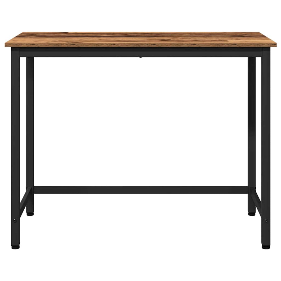 Tafel Oudhout 80 x 50 x 76,5 cm Engineered hout en staal