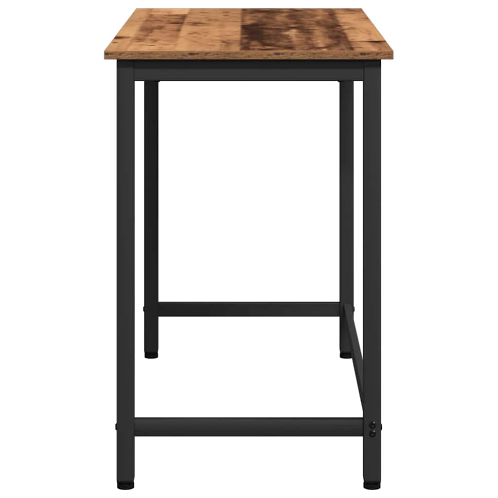 Tafel Oudhout 80 x 50 x 76,5 cm Engineered hout en staal