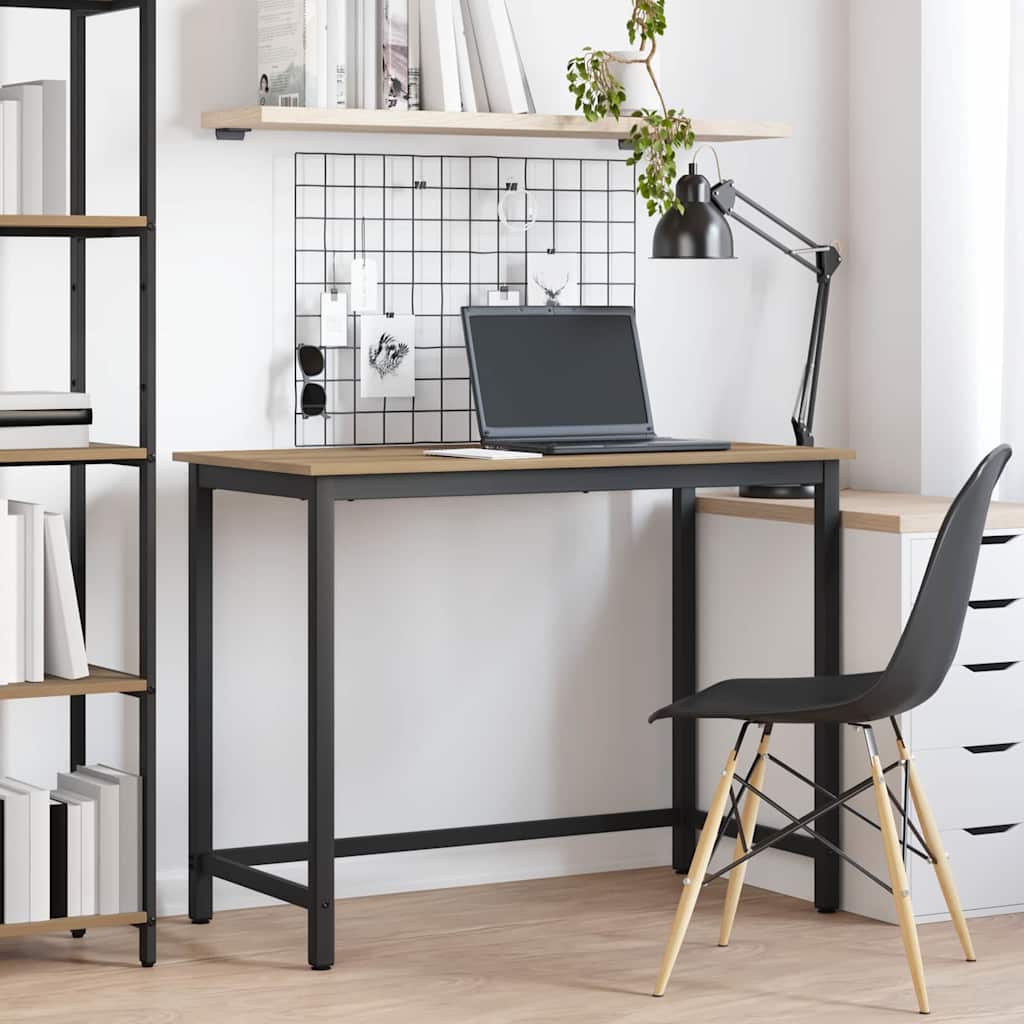 Tafel Artisan Eiken 80 x 50 x 76,5 cm Engineered hout en staal