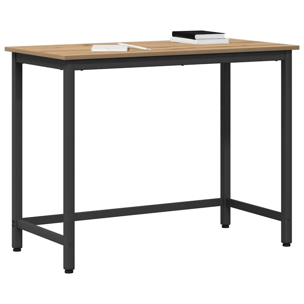 Tafel Artisan Eiken 80 x 50 x 76,5 cm Engineered hout en staal