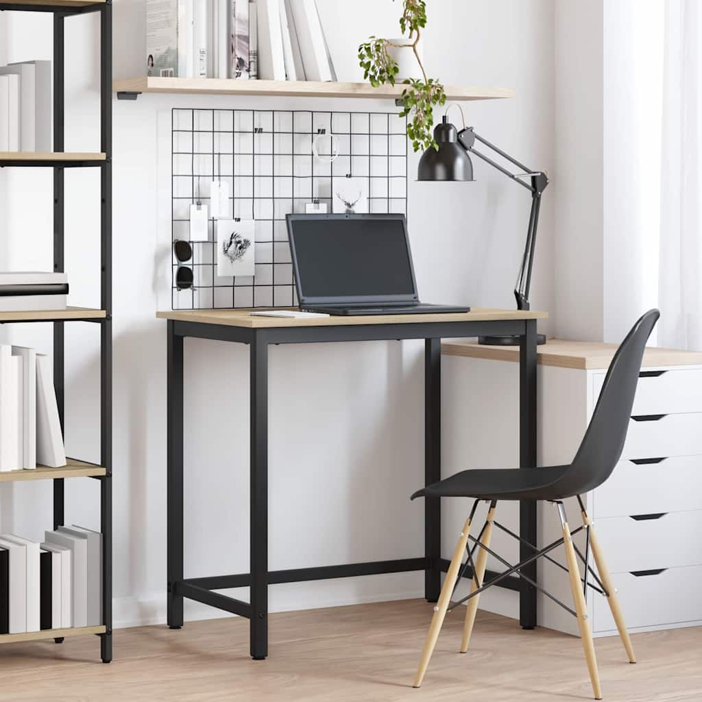 Tafel Sonoma Eiken 100 x 50 x 76,5 cm Engineered hout en staal