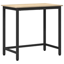 Tafel Sonoma Eiken 100 x 50 x 76,5 cm Engineered hout en staal
