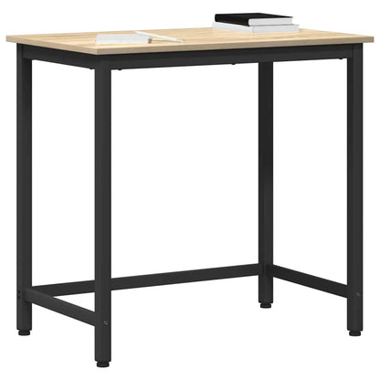 Tafel Sonoma Eiken 100 x 50 x 76,5 cm Engineered hout en staal