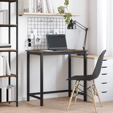 Tafel Gerookt eiken 100 x 50 x 76,5 cm Engineered hout en staal