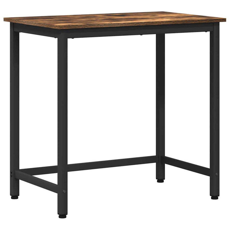Tafel Gerookt eiken 100 x 50 x 76,5 cm Engineered hout en staal