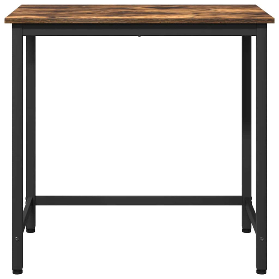 Tafel Gerookt eiken 100 x 50 x 76,5 cm Engineered hout en staal