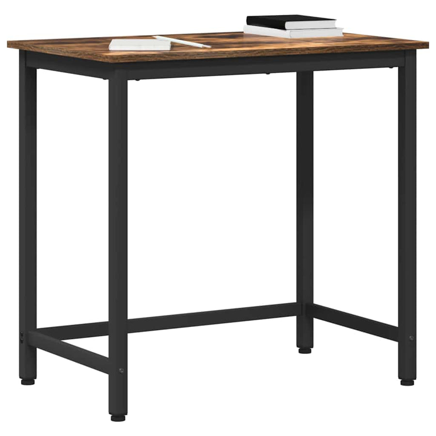 Tafel Gerookt eiken 100 x 50 x 76,5 cm Engineered hout en staal