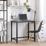 Bureau 100x50x76,5 cm engineered hout staal grijs