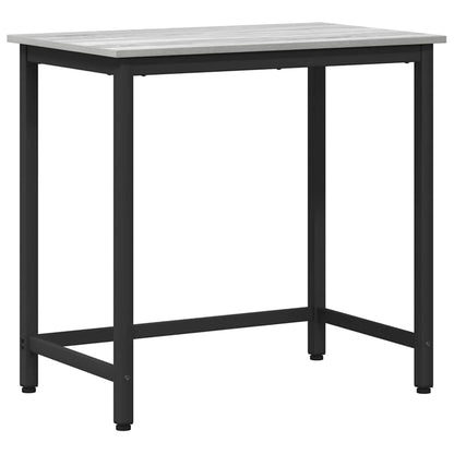 Tafel Grijs Sonoma 100 x 50 x 76,5 cm Engineered hout en staal