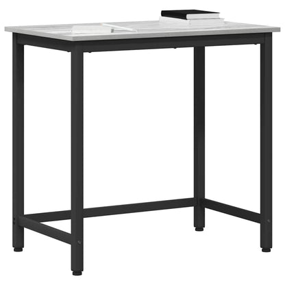 Tafel Grijs Sonoma 100 x 50 x 76,5 cm Engineered hout en staal