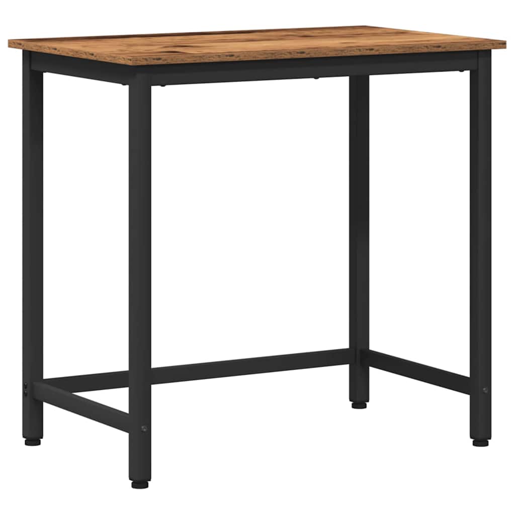 Tafel Oudhout 100 x 50 x 76,5 cm Engineered hout en staal