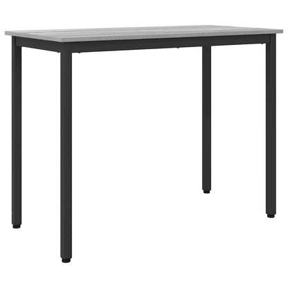 Tafel Grijs Sonoma 100 x 50 x 76,5 cm Engineered hout en staal