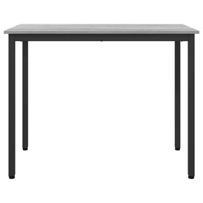 Tafel Grijs Sonoma 100 x 50 x 76,5 cm Engineered hout en staal