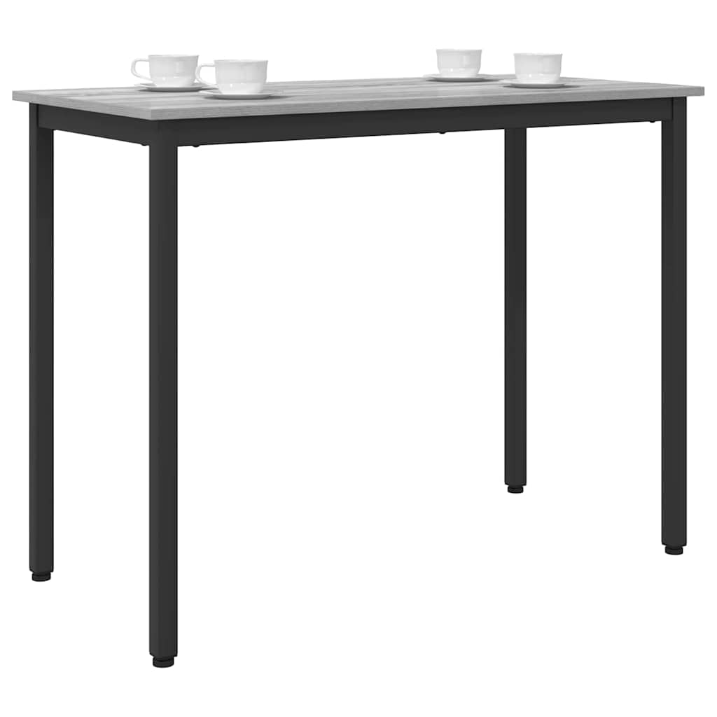 Tafel Grijs Sonoma 100 x 50 x 76,5 cm Engineered hout en staal