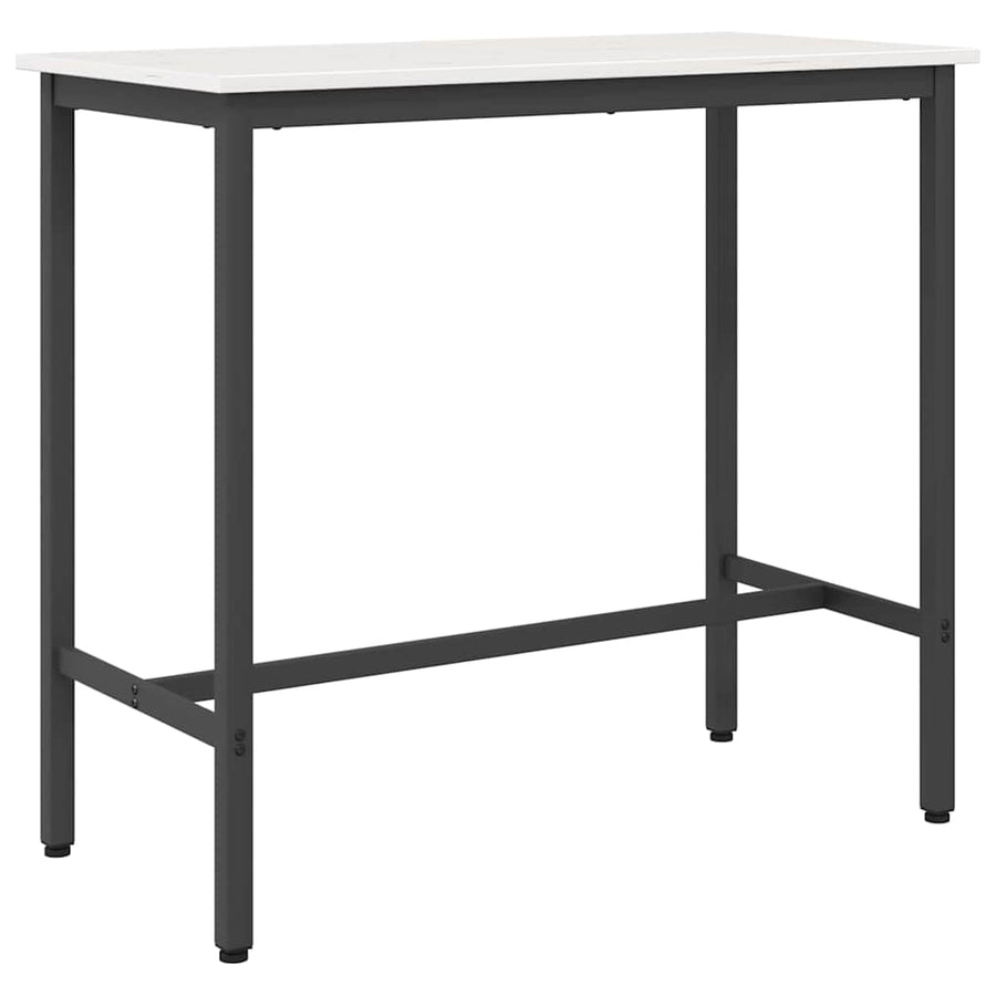 Tafel Wit 100 x 50 x 91 cm Engineered hout en staal