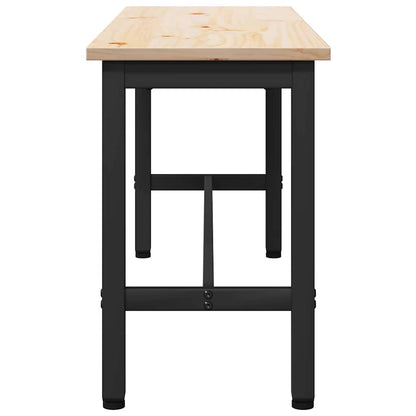Eetbanken 2 pcs Naturel 100 x 32,5 x 49 cm Massief grenenhout