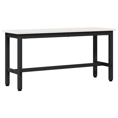 Eetbank Wit 100 x 32,5 x 49 cm Massief grenenhout