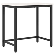 Tafel Wit 80 x 50 x 77 cm Engineered hout en staal