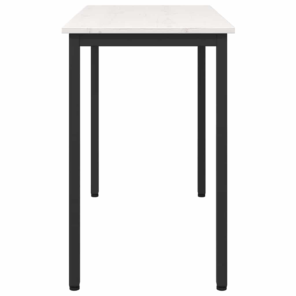 Tafel Wit 100 x 50 x 77 cm Engineered hout en staal