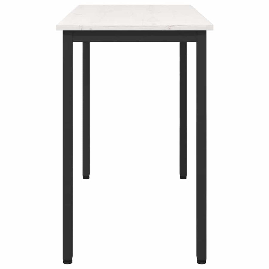 Tafel Wit 100 x 50 x 77 cm Engineered hout en staal