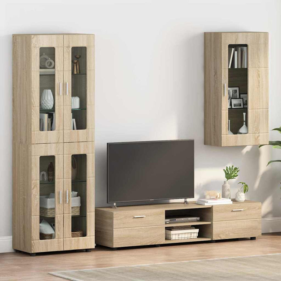Houten Kast Sonoma Eiken 50 x 29 x 100 cm Bewerkt hout