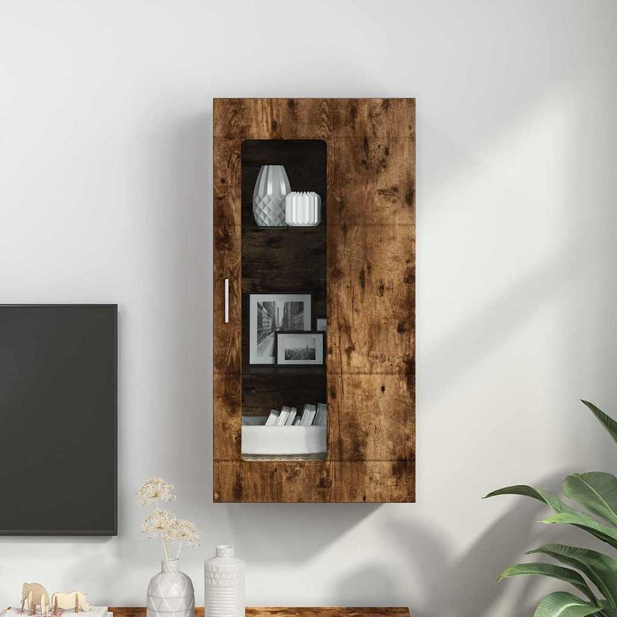 Houten Kast Gerookt eiken 50 x 29 x 100 cm Bewerkt hout
