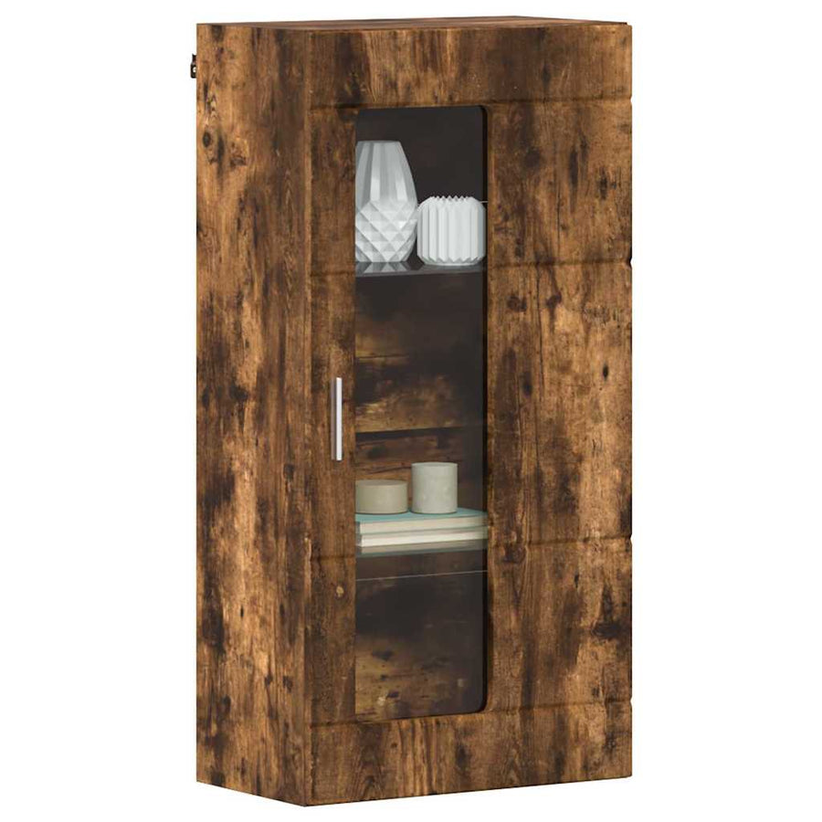 Houten Kast Gerookt eiken 50 x 29 x 100 cm Bewerkt hout