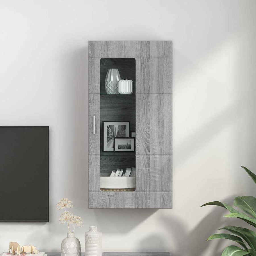 Houten Kast Grijs Sonoma 50 x 29 x 100 cm Bewerkt hout