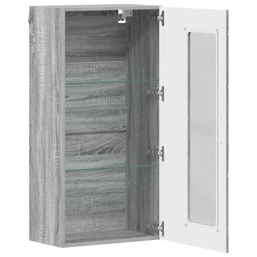 Houten Kast Grijs Sonoma 50 x 29 x 100 cm Bewerkt hout