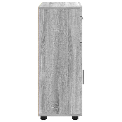 Houten Kast Grijs Sonoma 50 x 29 x 100 cm Bewerkt hout