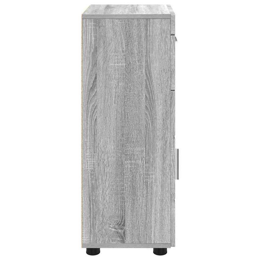 Houten Kast Grijs Sonoma 50 x 29 x 100 cm Bewerkt hout
