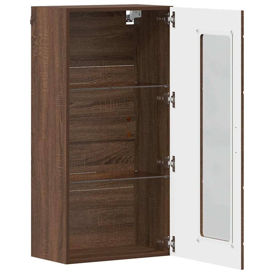 Houten Kast Bruin Eiken 50 x 29 x 100 cm Bewerkt hout