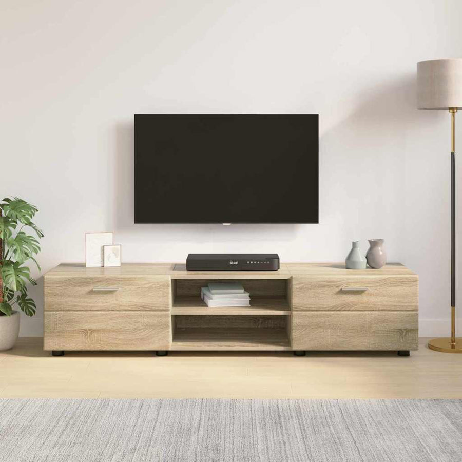 Houten Kast met lade Sonoma Eiken 150 x 39 x 30 cm Bewerkt hout