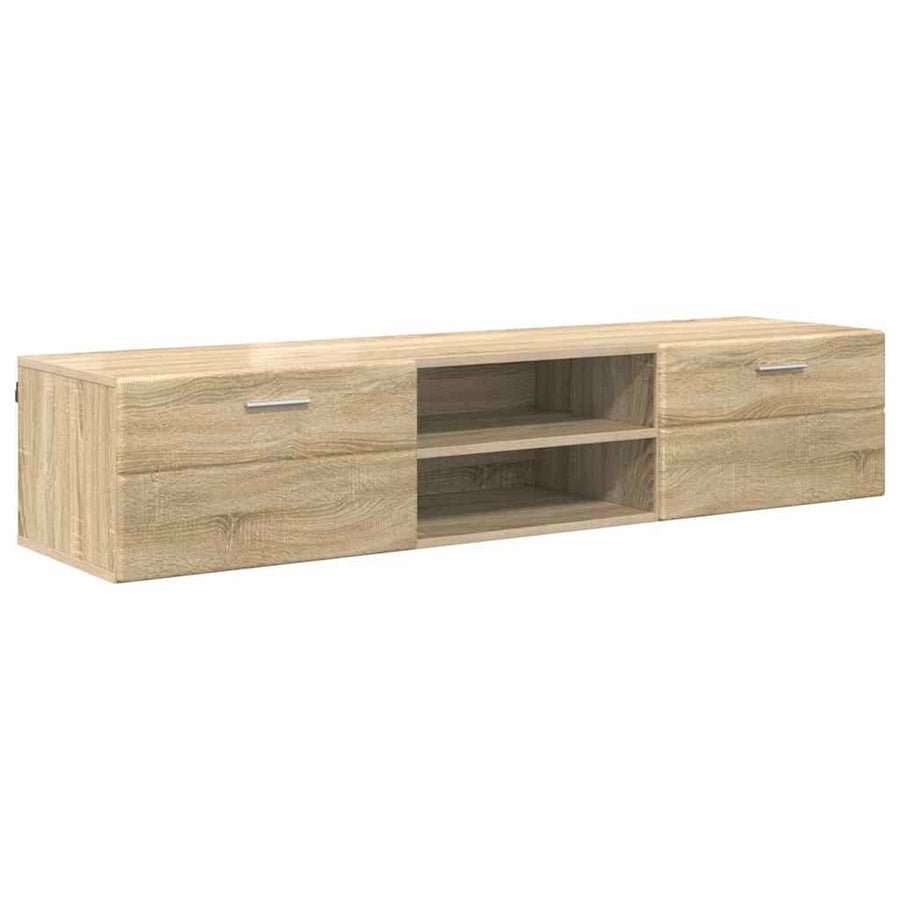 Houten Kast met lade Sonoma Eiken 150 x 39 x 30 cm Bewerkt hout