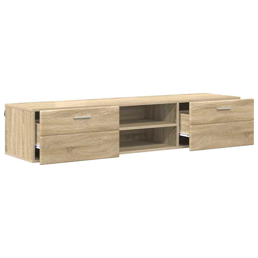 Houten Kast met lade Sonoma Eiken 150 x 39 x 30 cm Bewerkt hout