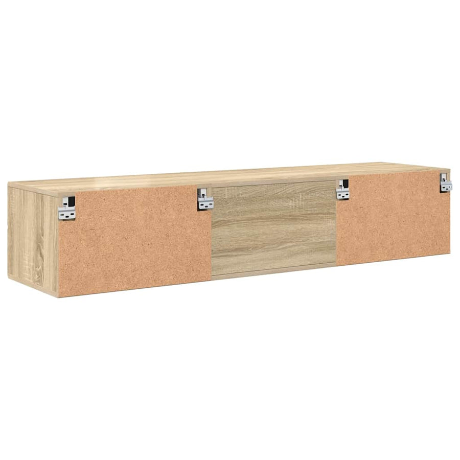 Houten Kast met lade Sonoma Eiken 150 x 39 x 30 cm Bewerkt hout