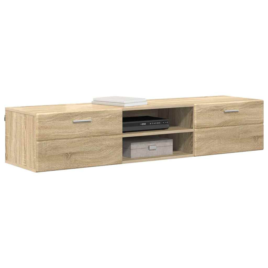 Houten Kast met lade Sonoma Eiken 150 x 39 x 30 cm Bewerkt hout