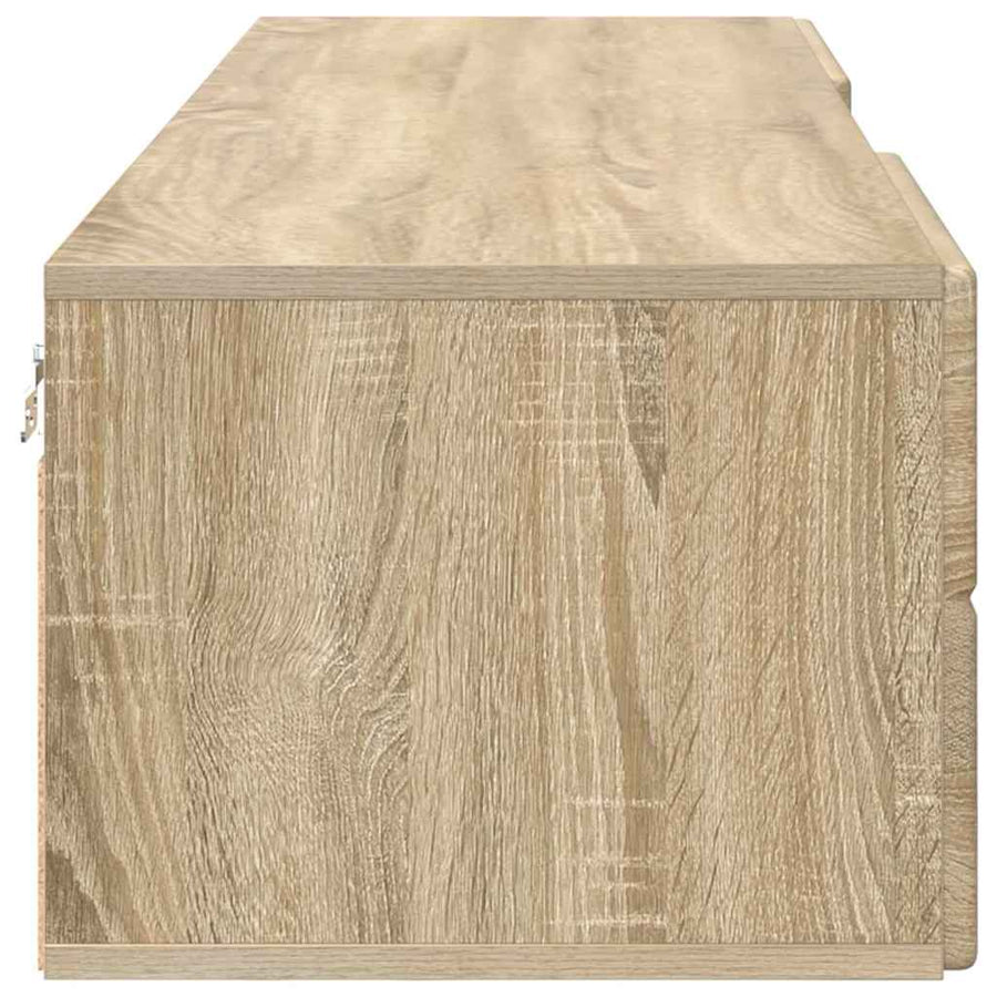 Houten Kast met lade Sonoma Eiken 150 x 39 x 30 cm Bewerkt hout