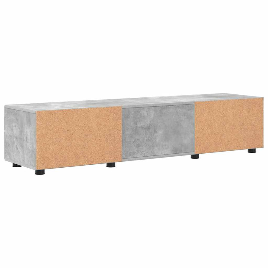 Houten Kast met lade Beton Grijs 150 x 39 x 30 cm Bewerkt hout