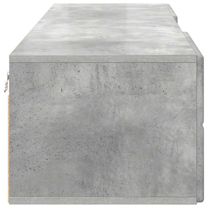 Houten Kast met lade Beton Grijs 150 x 39 x 30 cm Bewerkt hout