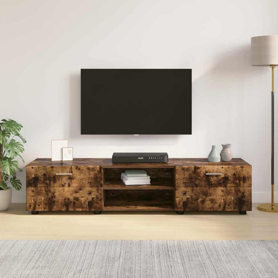 Houten Kast Gerookt eiken 150 x 39 x 30 cm Bewerkt hout